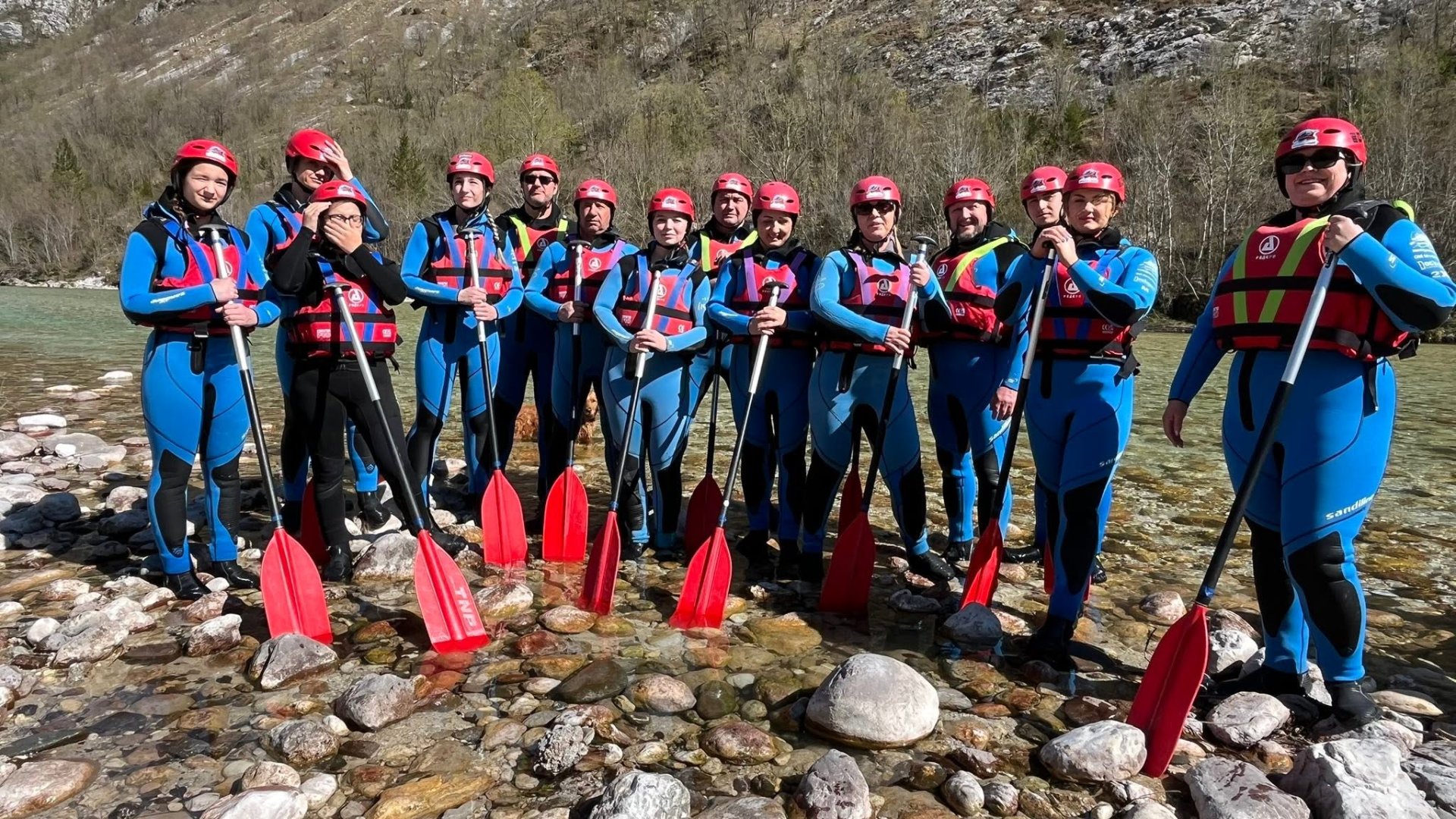 September rafting on the Soča River