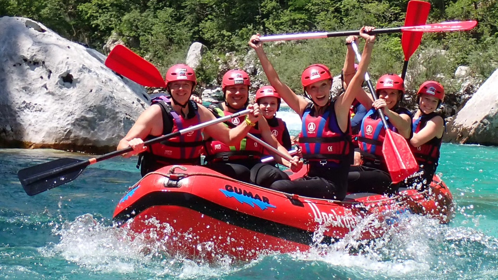 Klasszikus Rafting a Soča-folyón