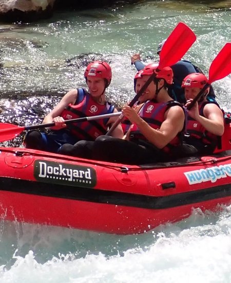 Exkluzív Fun-Rafting a Soča folyón