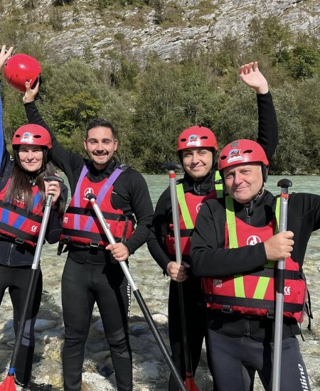 Exkluzív Fun-Rafting SZlovéniában a Sočán – privát túra fotókkal