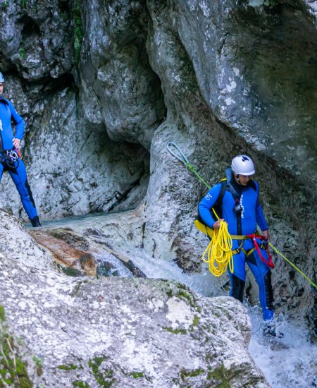 Canyoning a Sušec-Kanyonban