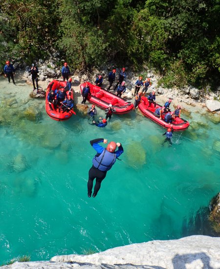 Egész napos Soča PackRaft Expedíció 