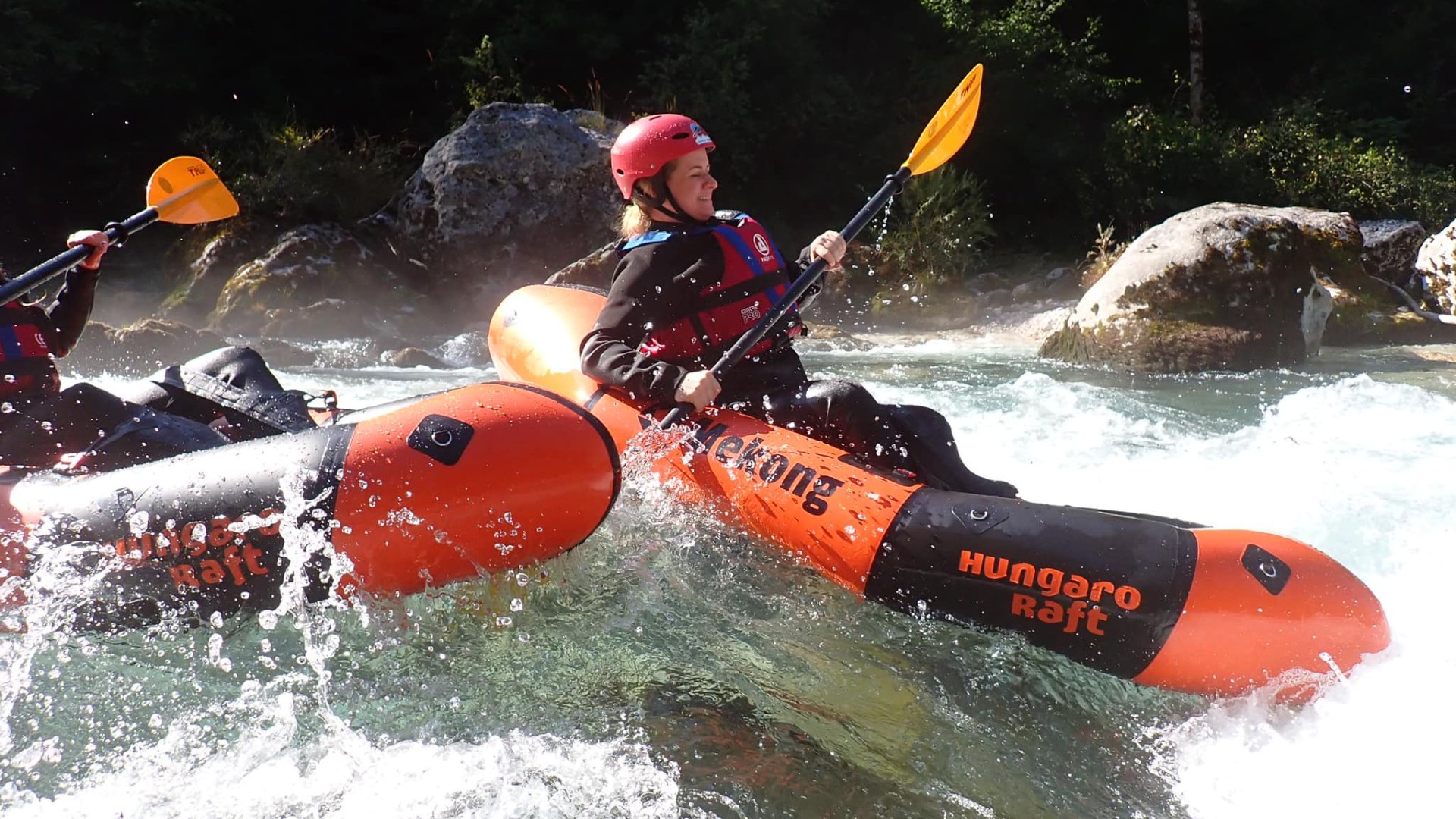Egész napos Soča PackRaft Expedíció 