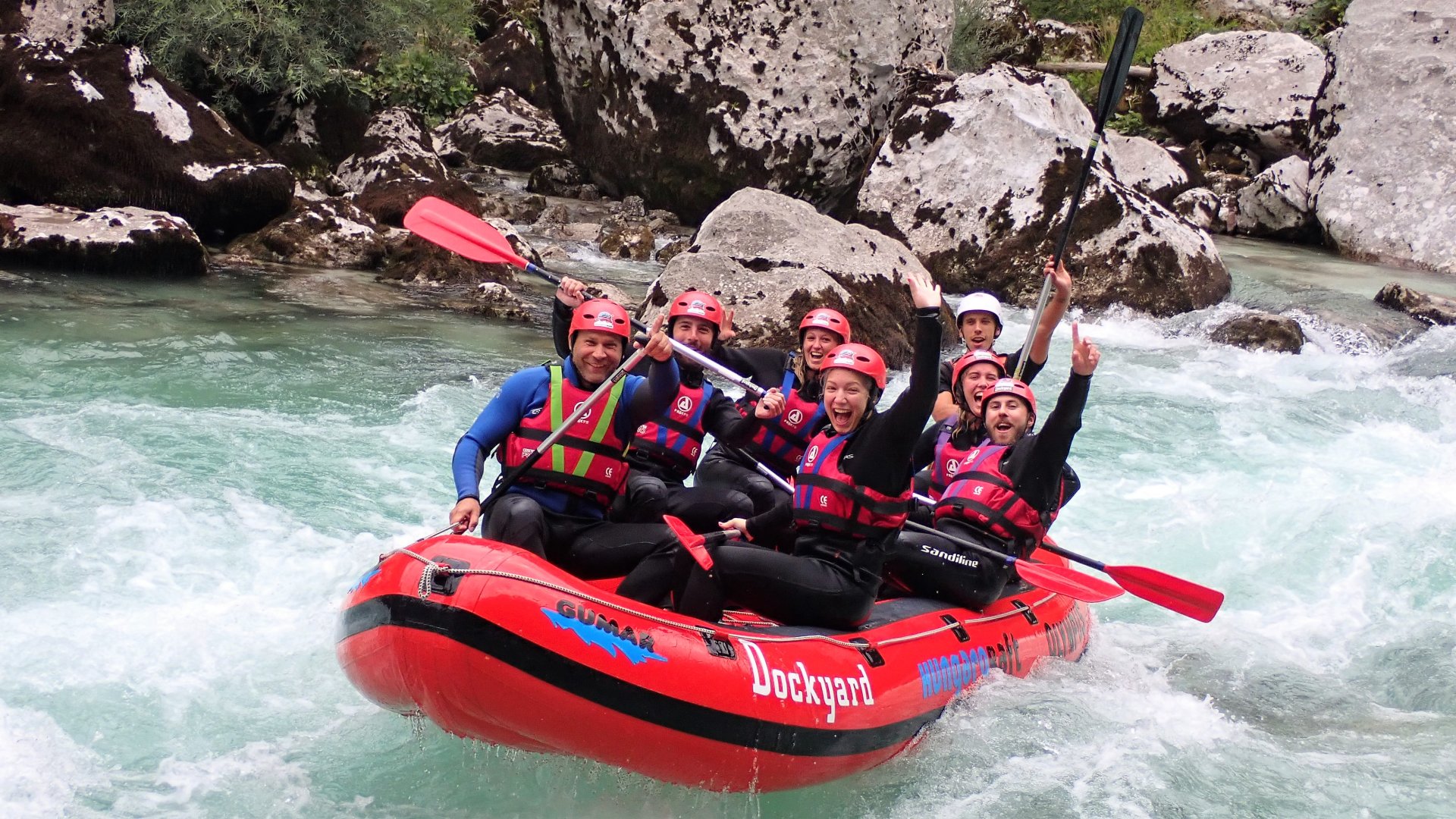 Rafting & Canyoning túra Bovecben