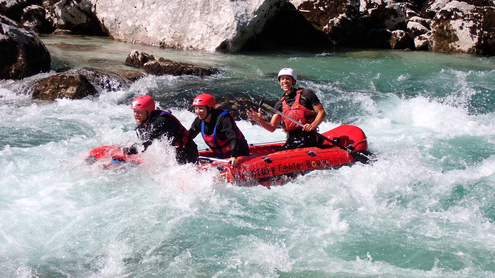 Exclusive Fun-Rafting in Slovenia on the Soča – private tour with photos