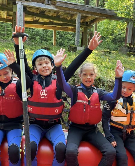 Familien-Rafting auf der Soča – kinderfreundliche Tour ab Bovec