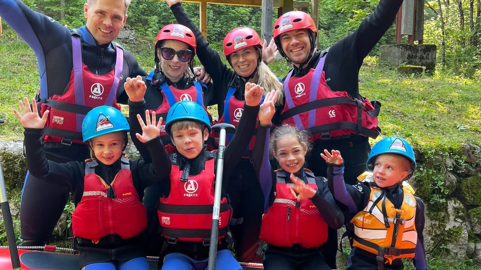 Familien-Rafting auf der Soča – kinderfreundliche Tour ab Bovec