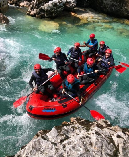 Rafting & Canyoning tour in Bovec as a package offer