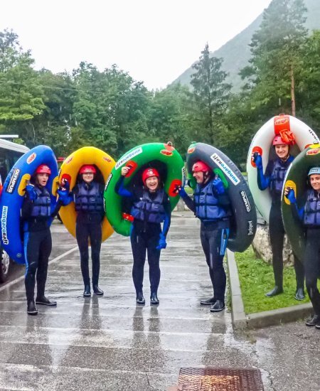 Gekkó-Tour auf der Soča in Slowenien