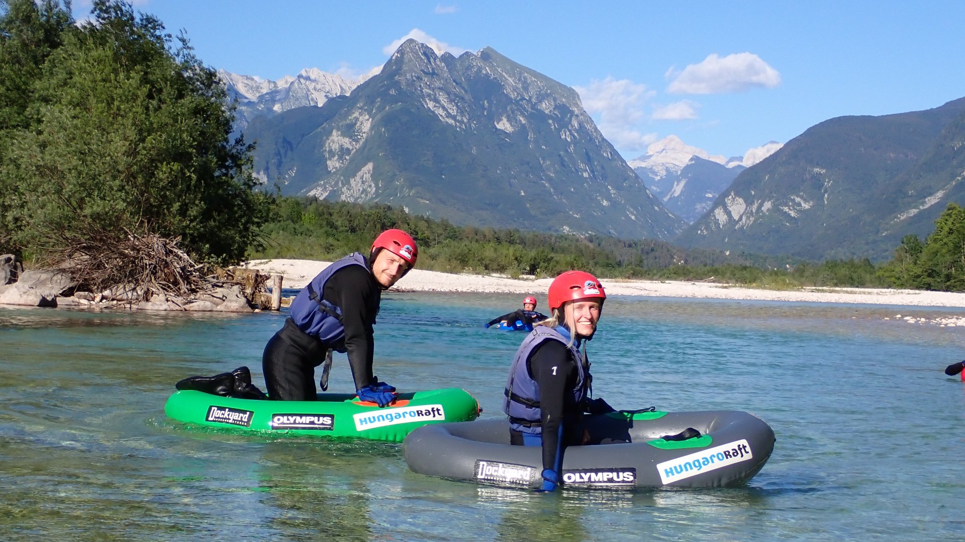 Gekkó-Tour auf der Soča in Slowenien