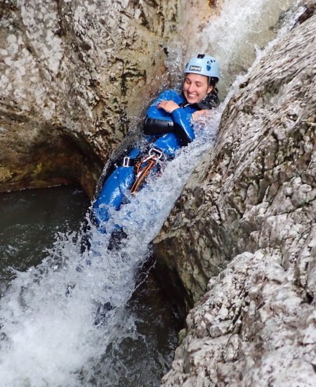 Canyoning in the Sušec Canyon