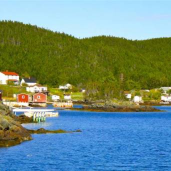 a small boat in a body of water