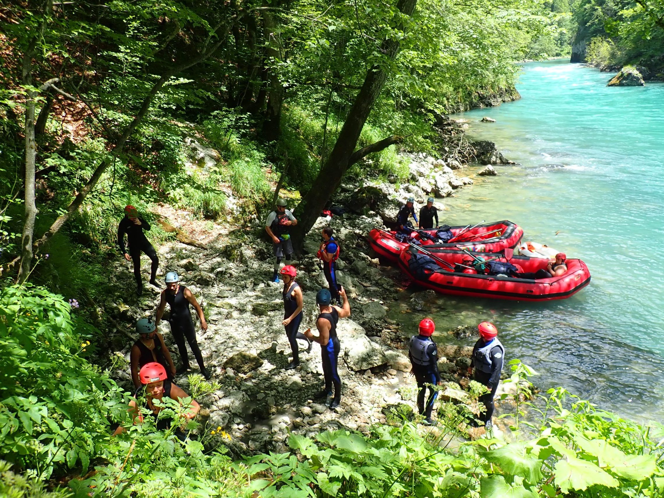 Short hike to a cave